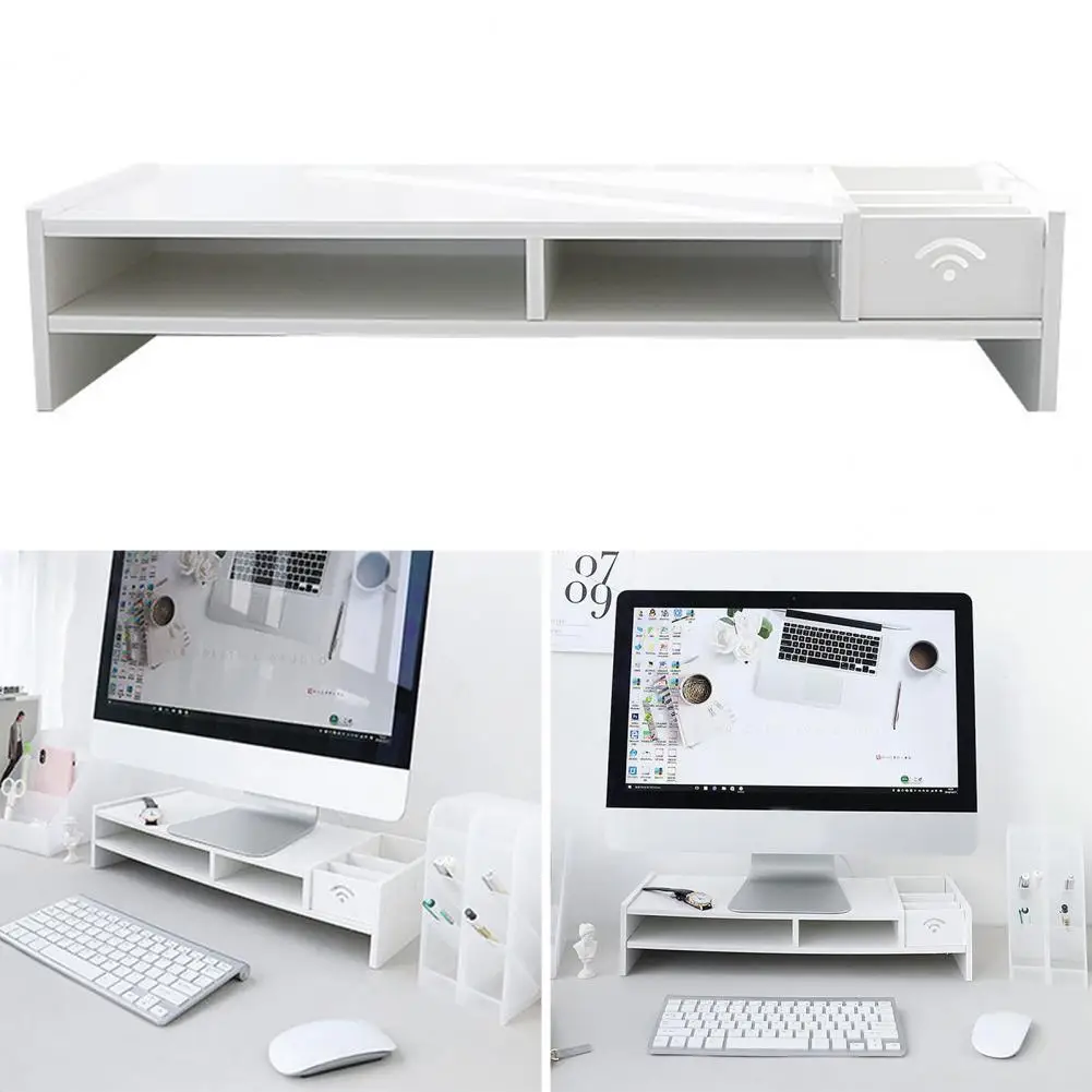 Practical Modern Design Computer Monitor Stand Stable Screen Stand Moisture-proof Computer Monitor Holder for Home
