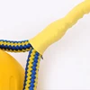 1pc Teeth Indestructible Bite Rubber Puppy Funny Training Ball Chew Toys Play Fetch Solid with Carrier Rope Pet Dog Toy 4