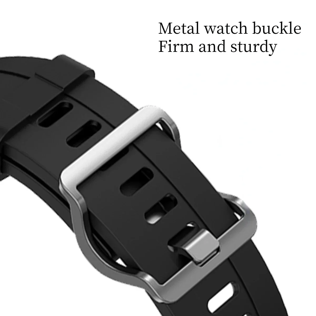 Enhanced Silicone Sport Strap - 22mm Replaceable Correa, Vibrant Color Edition