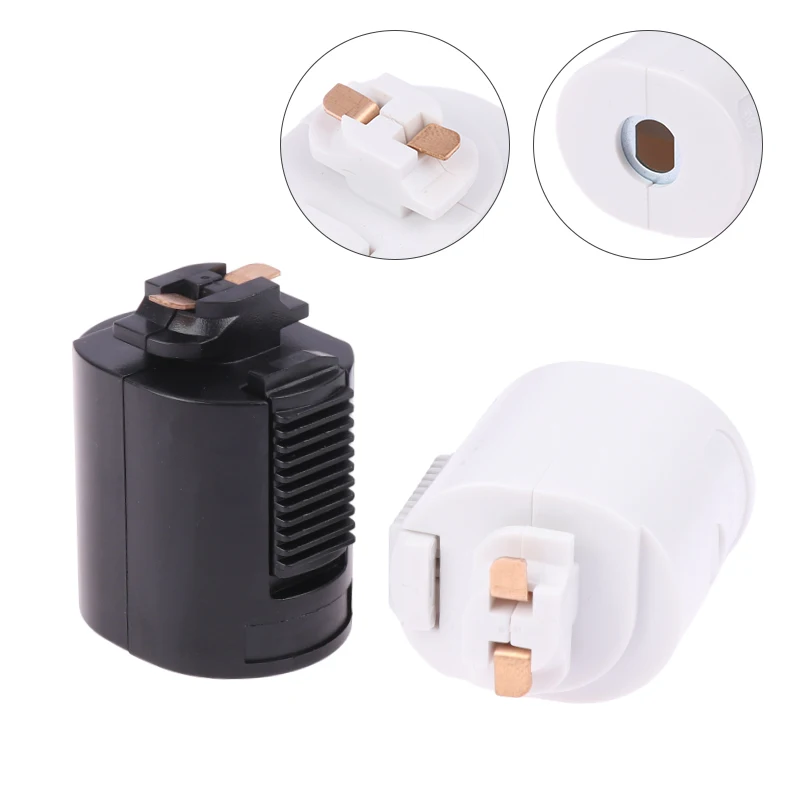 Description Picture 2 of item1Pc Black/White Two Wire Led Track Lamps Head Track Rail Light Connector Track Head Adapter Hanger Converter