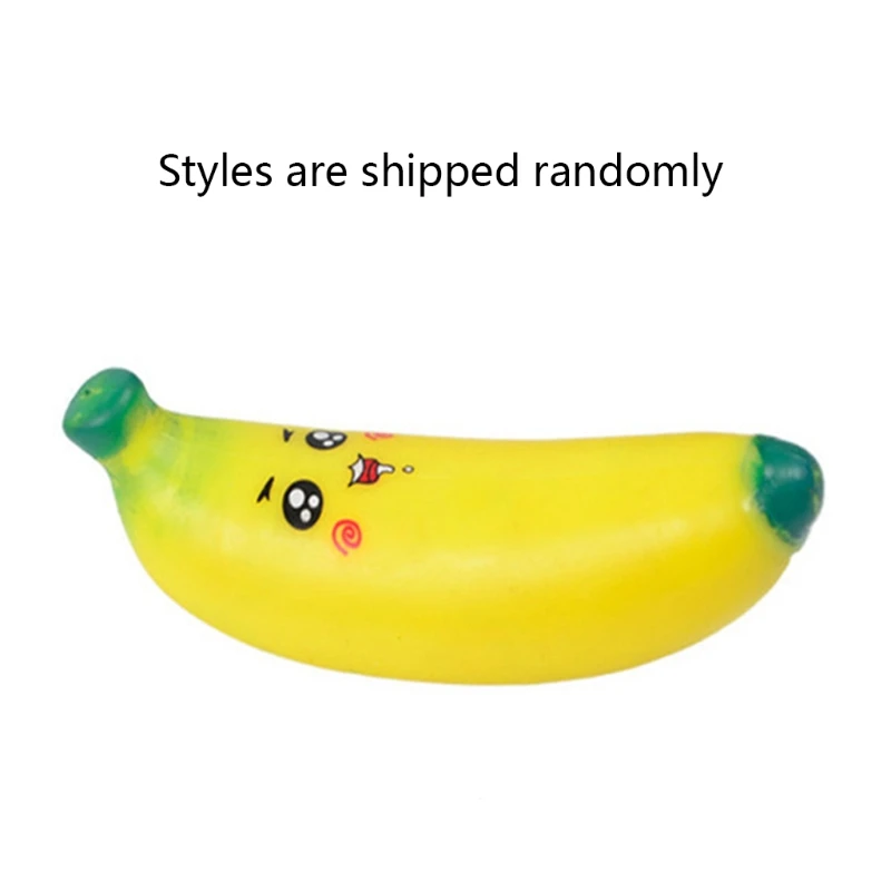 

1Pc Stretching Banana Interactive Toy for Kids Pressure Releasing Toy Practical Joke Toy Miniature Toy Anxiety Reliever