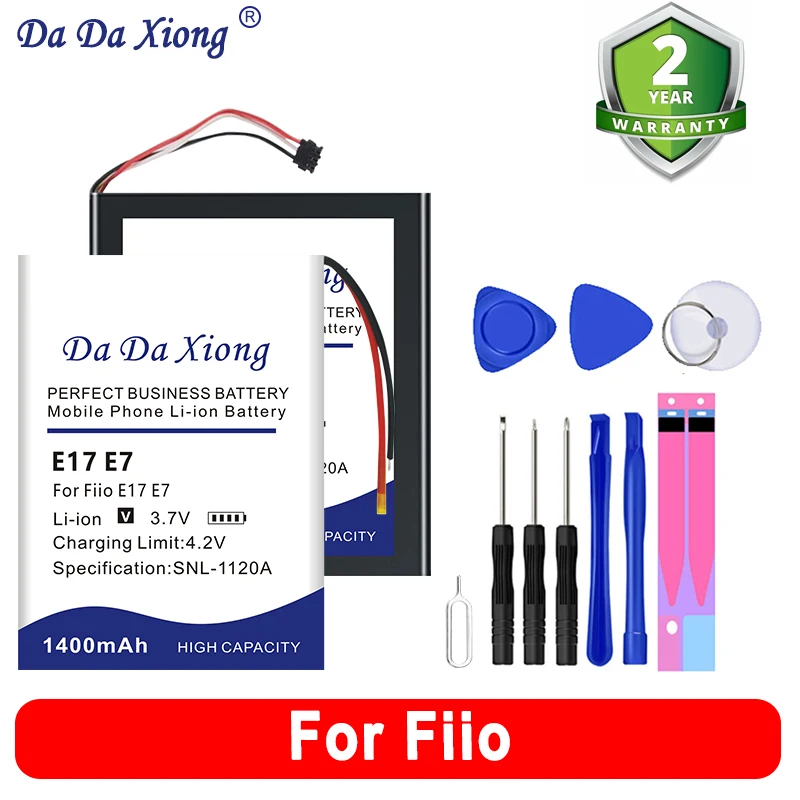 Nuovo Aec404677 Fiioe12 Sostituire La Batteria Per Fiio E7 E12 E17 Fx1221 M11 Mp3 Q1 X1 X3 X5 X7 Mark I Ii Iii Pro Altoparlante Lettore Musicale