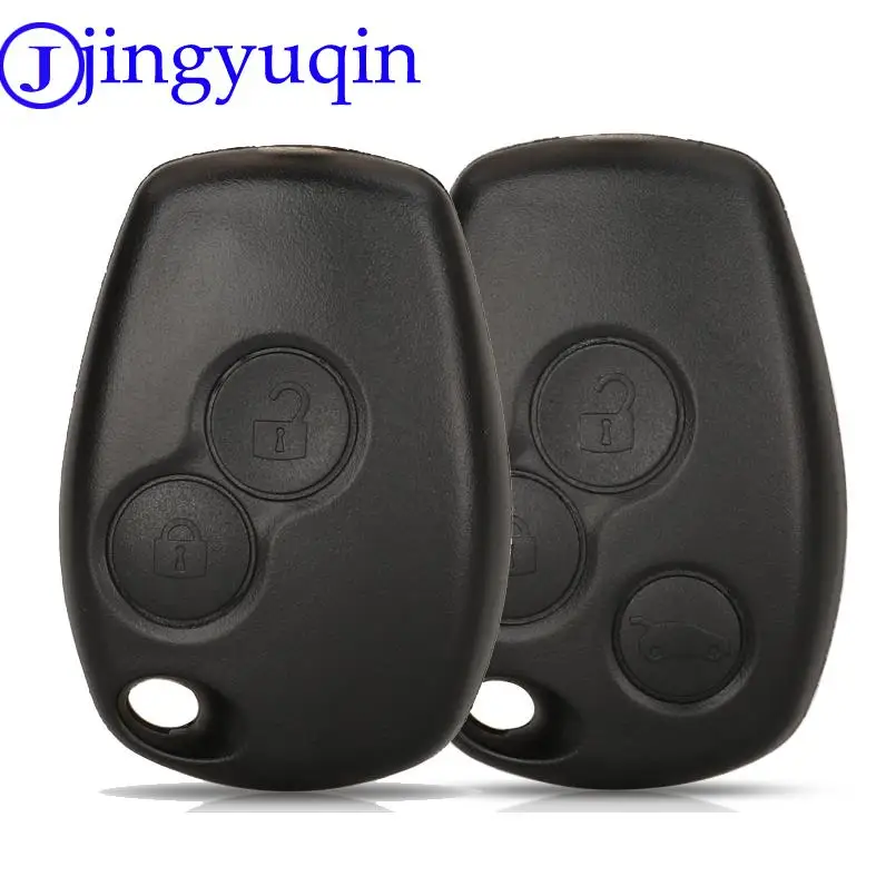 

jingyuqin 10PS Key Case For Renault Megane Modus Espace Laguna Duster Logan DACIA Sandero Fluence Clio Kango For NISSAN ALMERA