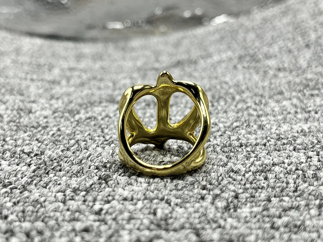 

2023 New UNO DE 50 Fashion Silver Plated 14k Gold Charm Ring Niche Exquisite Jewelry Gift