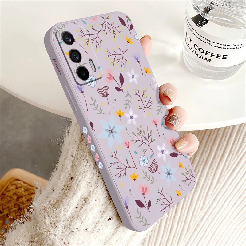 Luxury Fashion Flower Leaf Silicone Shockproof Soft Phone Case