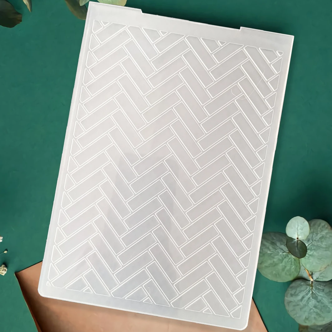 Plastic Embossing Folder Boat Wall Butterfly Leaves Design DIY Paper Card Decoration Scrapbooking