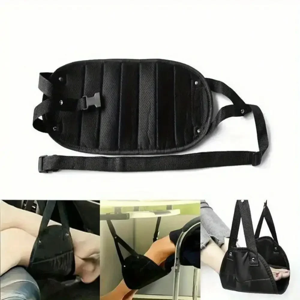 Travel Rest Hanging Footstool with Adjustable Straps Multifunctional Portable Hammock thumbnail 8