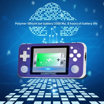 ANBERNIC RG351P Retro Handheld Game Console Open Source Linux System 3.5 inch IPS 320*480 Screen RK3326 1.5GHz 3500mAh Battery 5