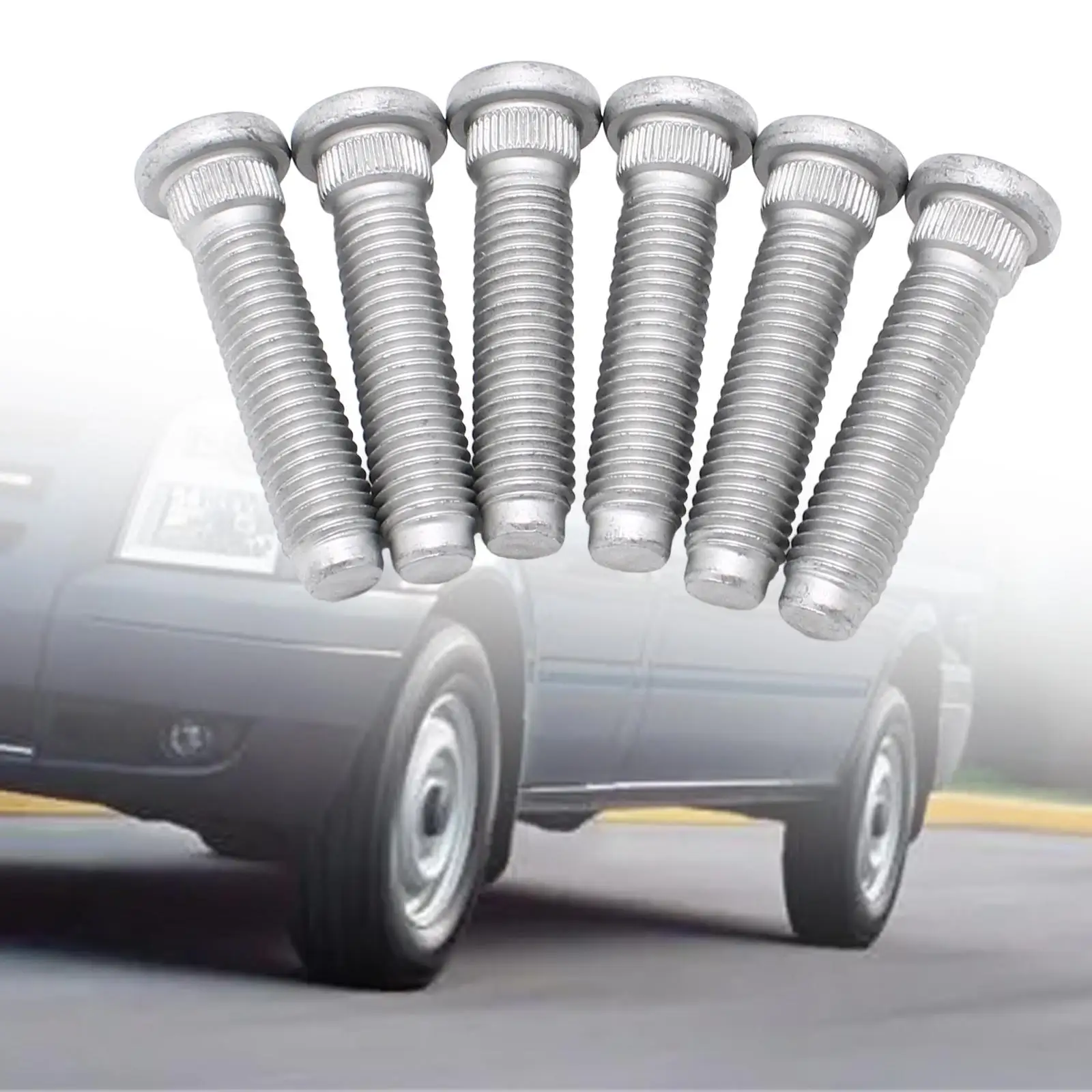 Wheel Studs 6 Pieces for Transit MK7 4170050 Easily Install Accessories Repair Parts 14mmx60mm Replacement