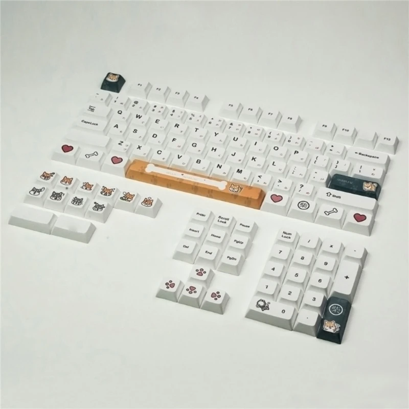 

Keycap Dye Sublimation XDA Mechanical Keycap 116Keys Corgi Theme