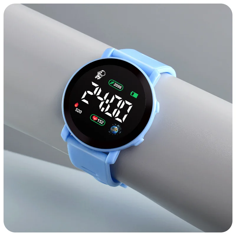 Electric Kids Toy Watches for Children Waterproof Tough Sports Outdoor Watch High-Quality Digital Alarm Clock 3