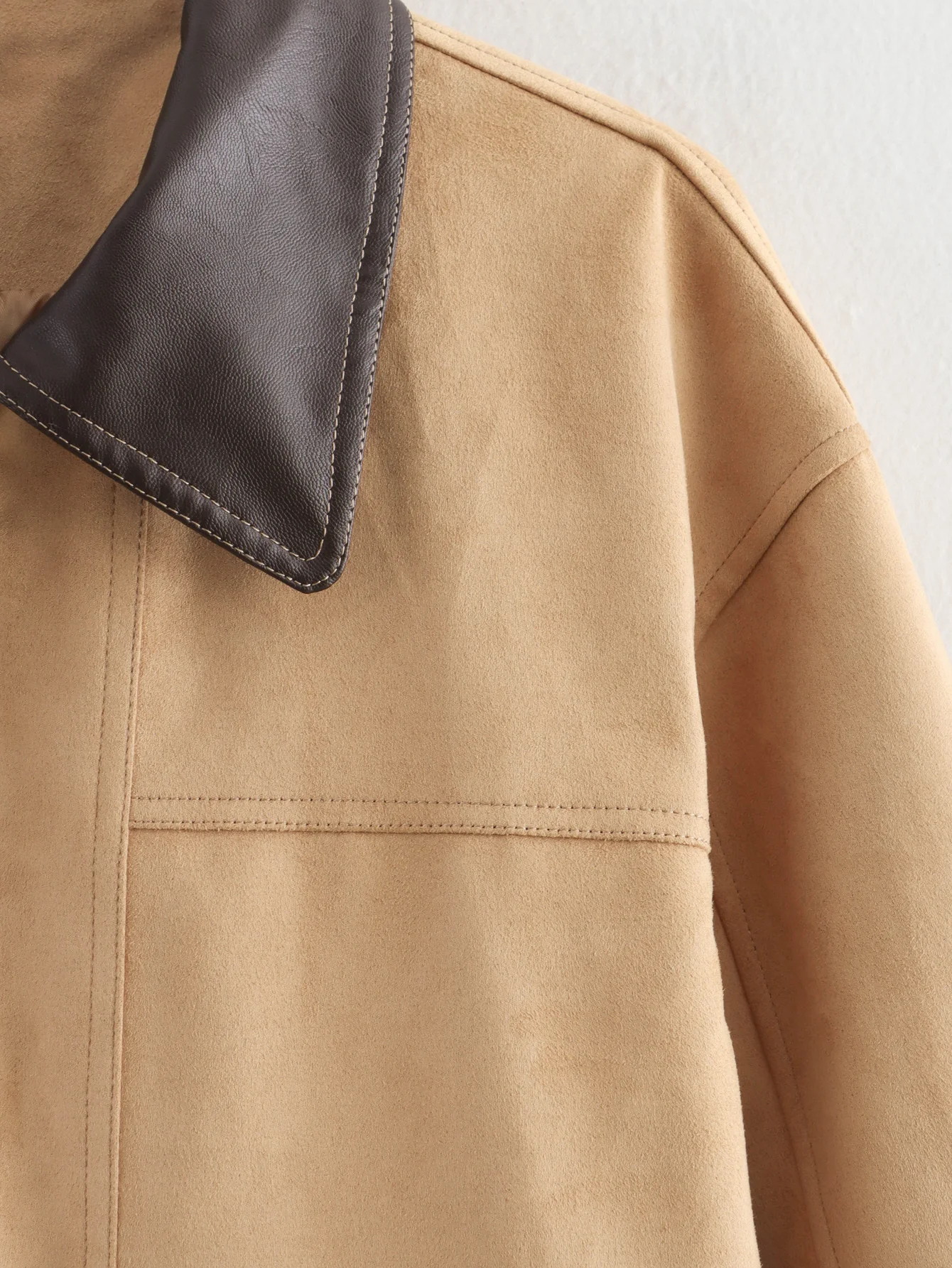 Khaki Jackets Women's Coat inszarts 2024 Pockets Long Sleeve Outwear Casual Loose Outerwear Elegant Fashion Woman Overcoat Tops