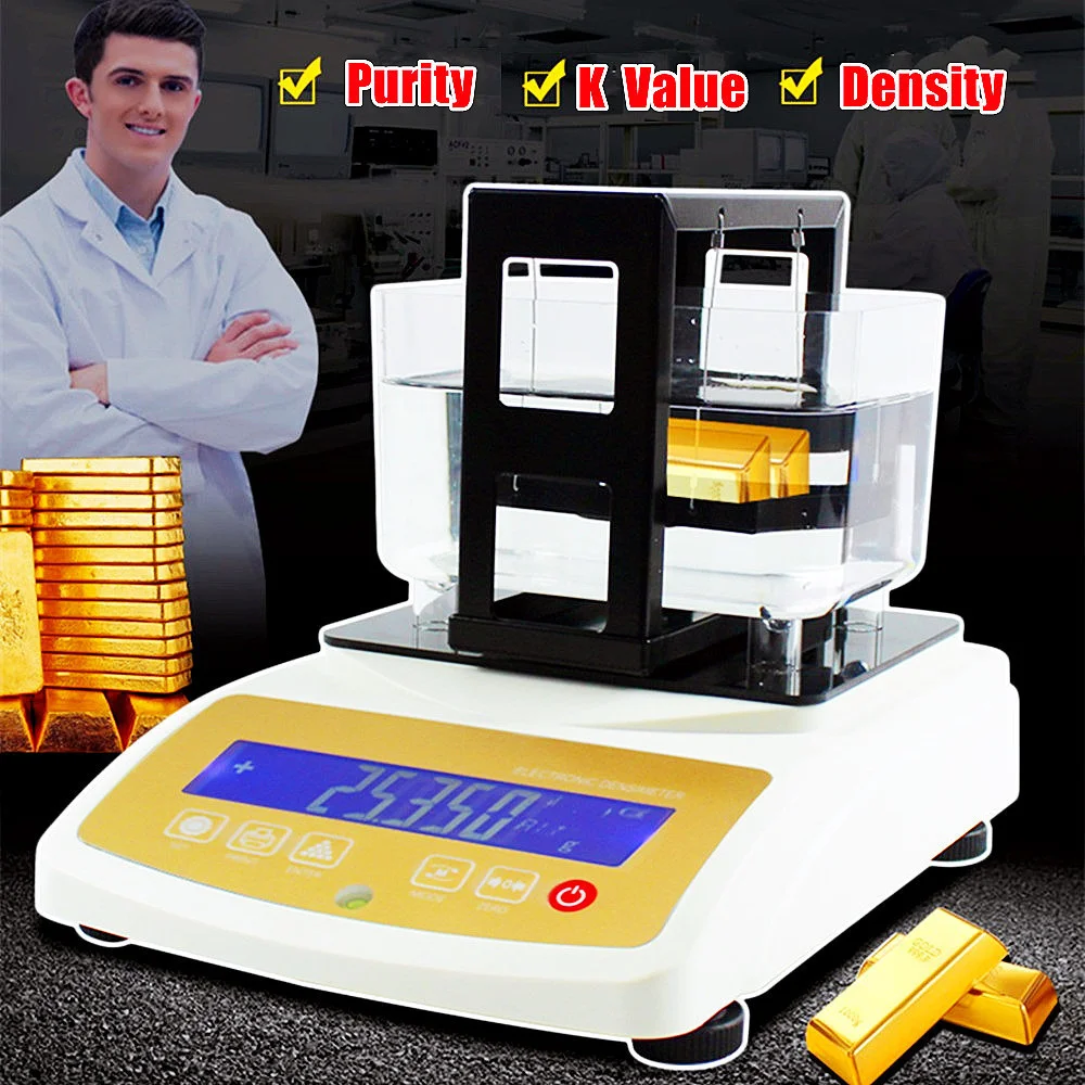 

300g/600g/1200g (0.01/0.001g) Precious Metal Gold Densitometer Platinum True False Tester Silver K Gold Density Purity Tester