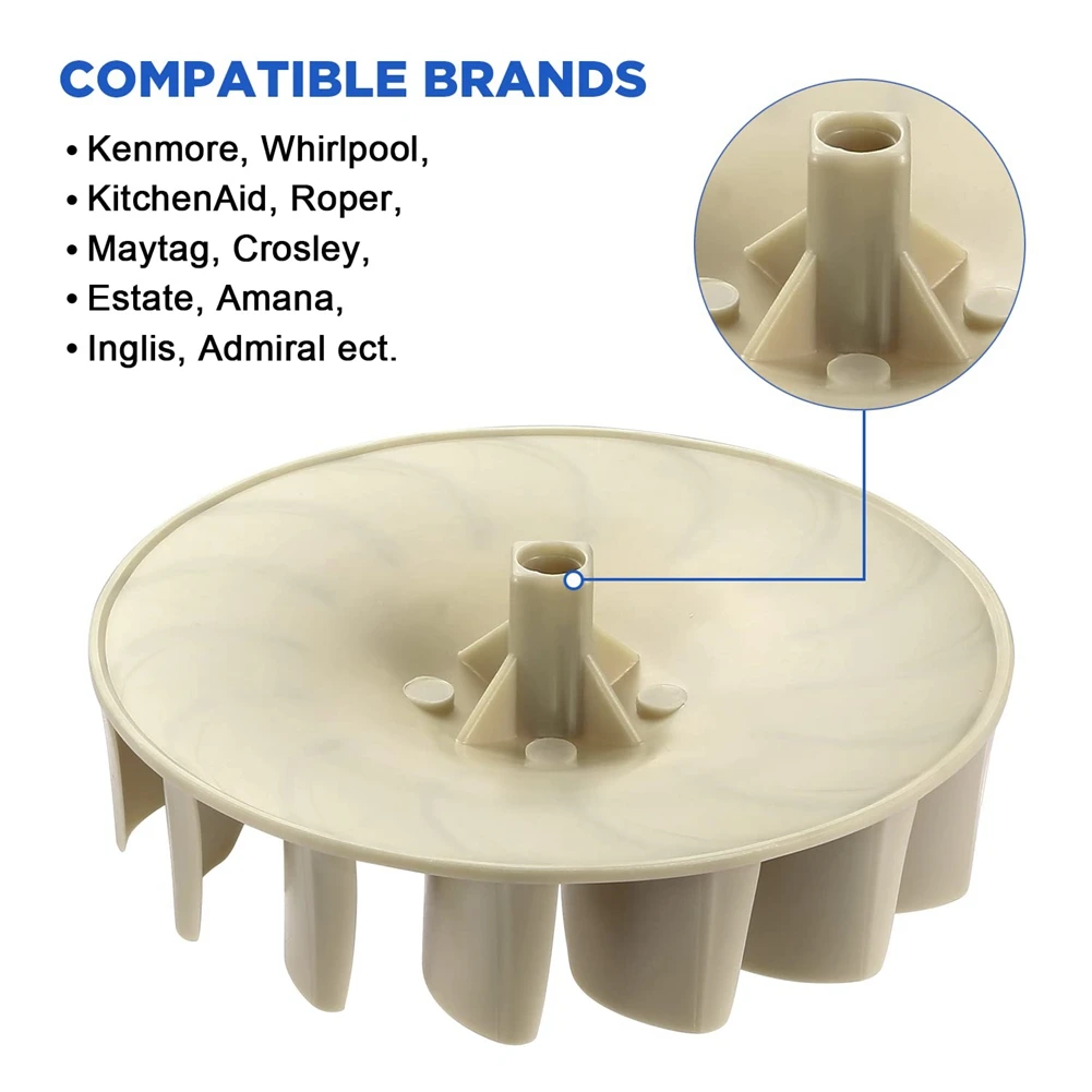 694089 Dryer Blower Wheel,Replacement Dryer Blower Assembly Compatible with Most Dryers-Replaces PS11743785 279500 HOT