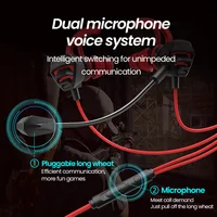 Type-C/3.5MM Plug Earphones Wired Gaming Headphones Handsfree Headset Gamer Earbuds With Mic For iPhone 16 15 pro Samsung Phones 2
