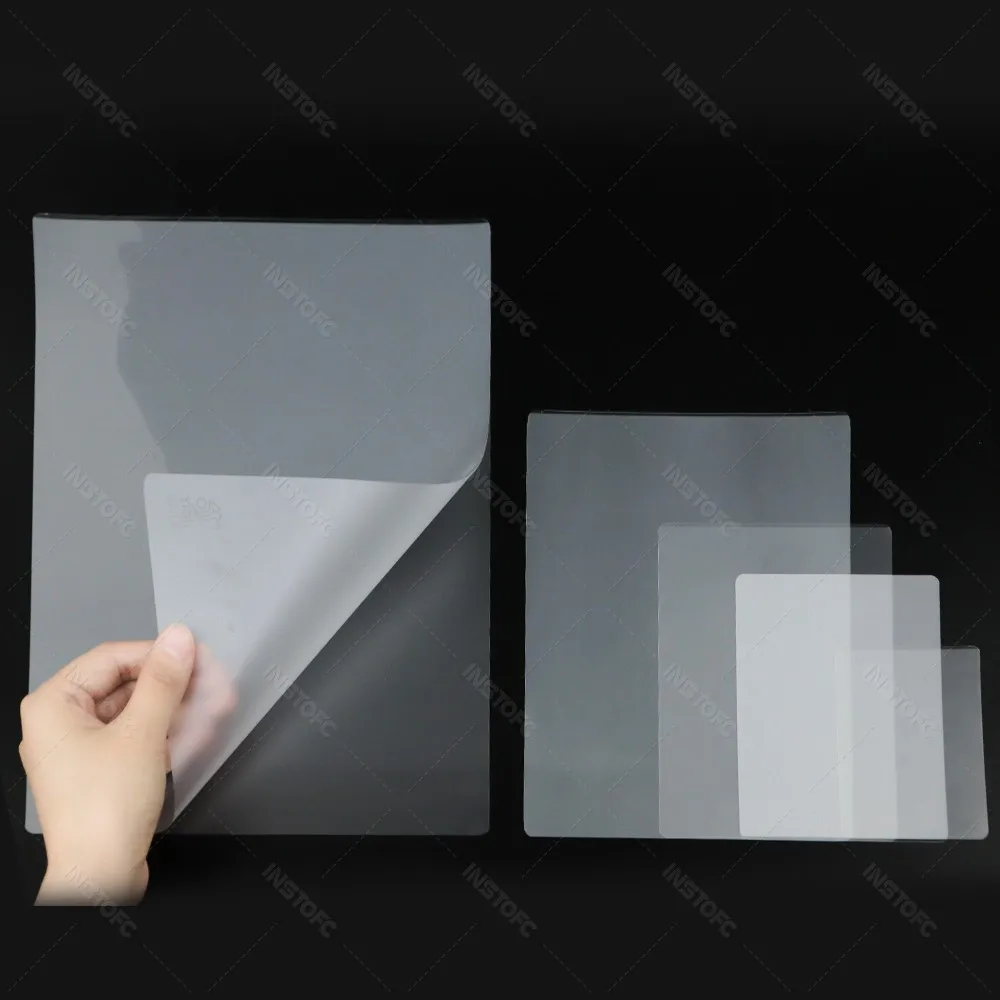 4A Desktop Laminator Hot & Cold Lamination for Document Photo A4/A5/A6/2R/3R/4R Laminating Pouches 100pcs 80mic Film 5-Size