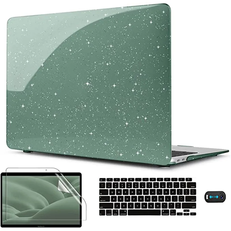 Capa para Laptop com Brilho para Macbook Air Chip m1 Pro 14 A2779 m2 136 A2681 13 Novo 2023