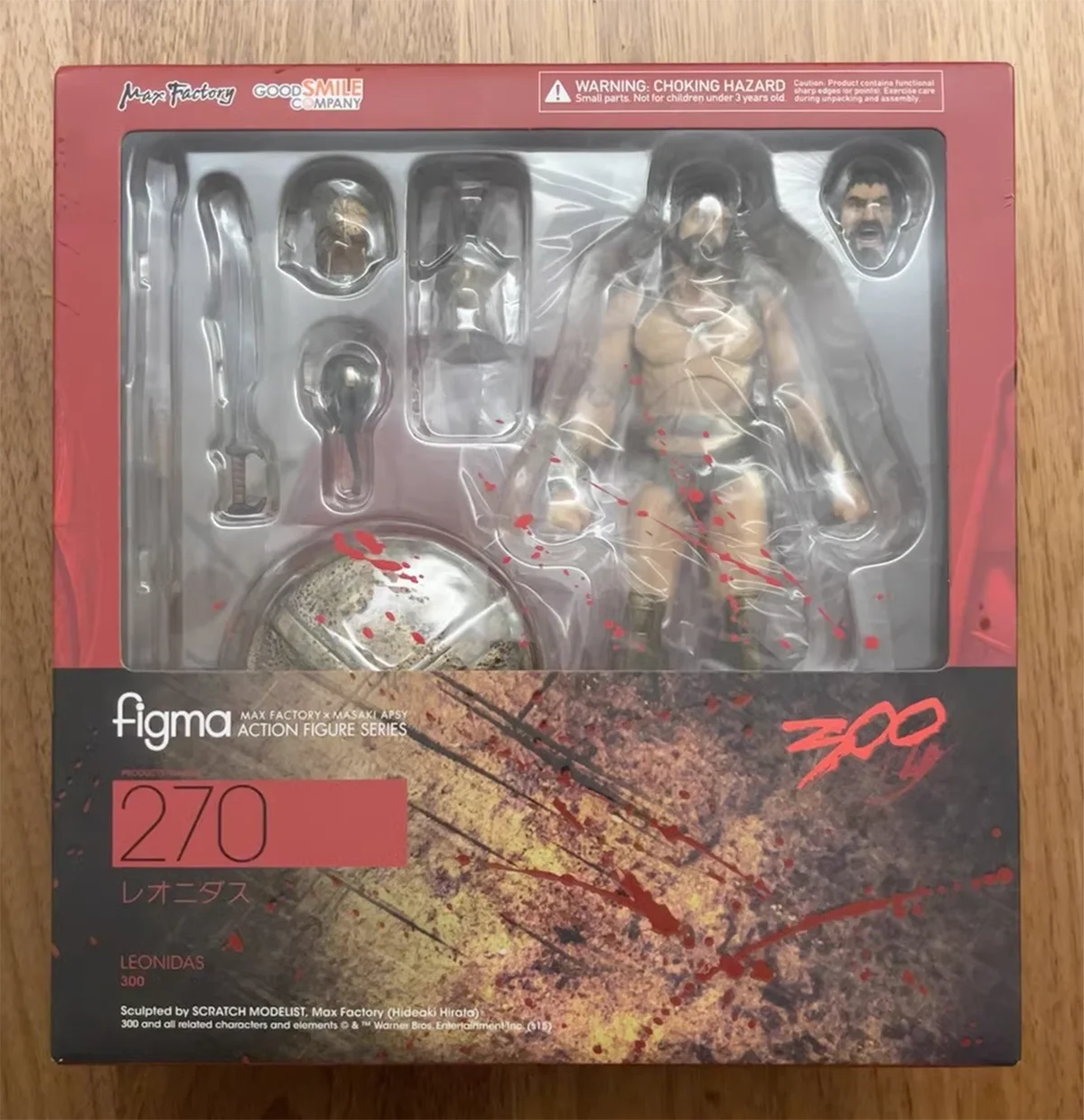 Original Max Factory figma 270 Sparta 300 warriors Leonidas