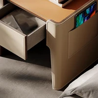 Table De chevet esthétique moderne, Design minimaliste, classique, tendance, rangement Premium, meubles De chambre à coucher 4