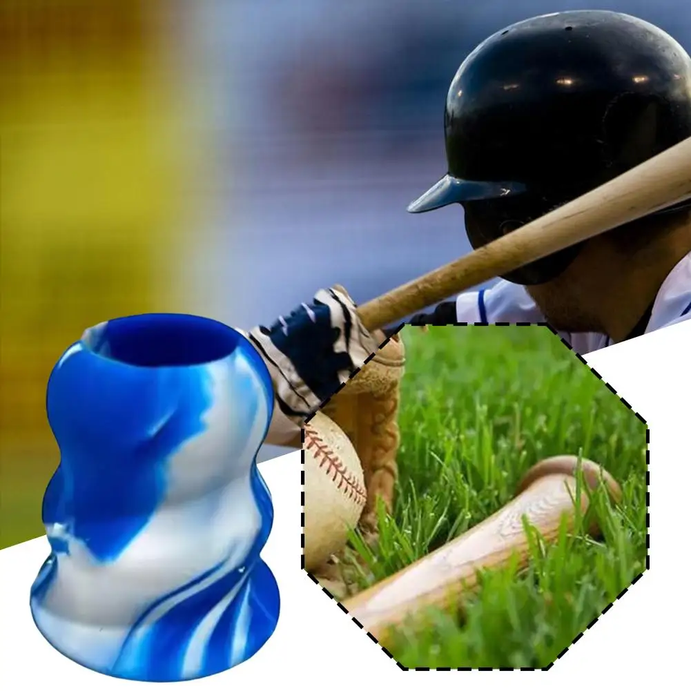Knob Baseball / Softball Bat Knob Choke Grip Baseball Bat Taper Silicone Cover Sleeves Baseball Accessories 1PCS baseball bat