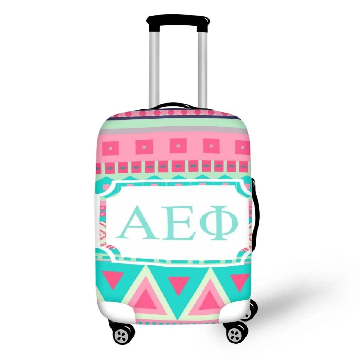 

FORUDESIGNS Tribal Printed Luggage Covers Practical Alpha Epsilon Phi Theme Travel Suitcase Cases Protection Baggage Accessories