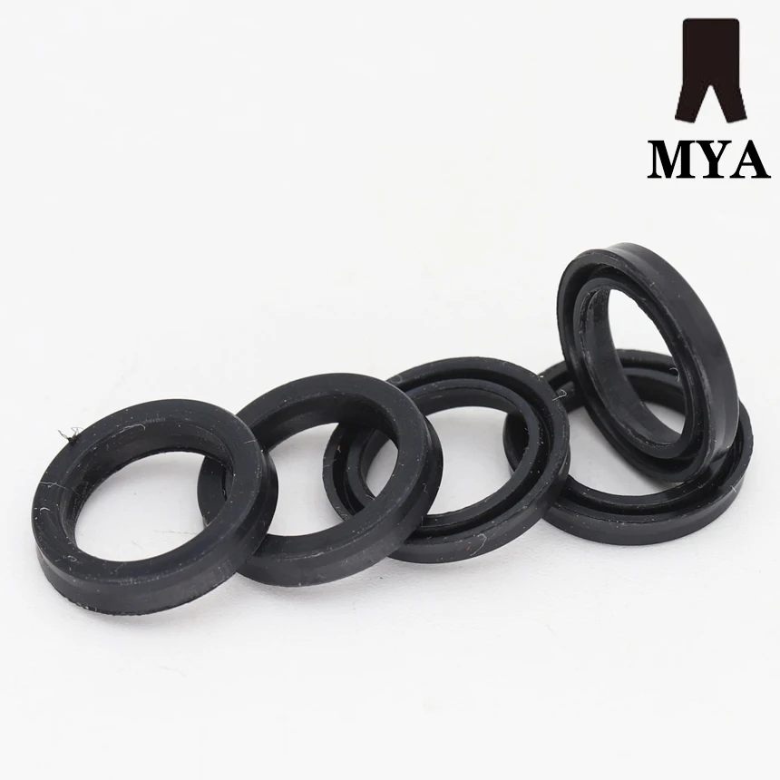 MYA 3-20mm NBR 고무 공기 밸브 공압 실린더 피스톤로드 샤프트 U/Y 그루브 립 방진 씰링 플랫 링 가스켓 오일 씰