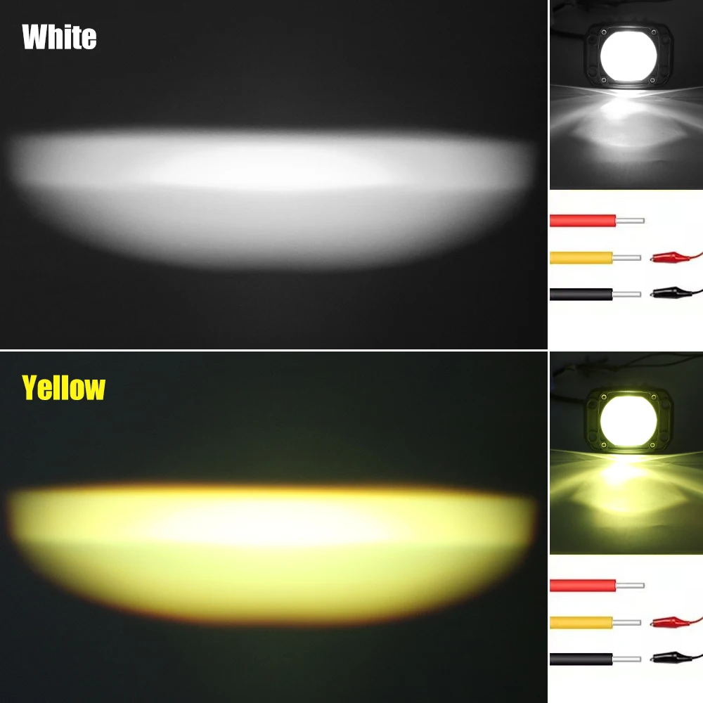 6000K/3500K 24V 12V DRL  ڵ ְ   LED   Ʈ Ʈ,  ۷ JK  ε 4x4 ATV