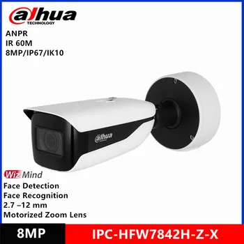 Dahua DH-IPC-HFW7842H-Z-X 8MP 2.7 mm-12 mm Motorized vari-focal Lens IR 60M POE ANPR face recognition WizMind Bullet IP Camera 1