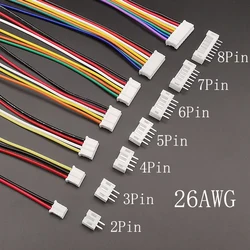 Compact JST PH2.0 Pin Connectors with Wire Cables - 5 Sets - 2Pin