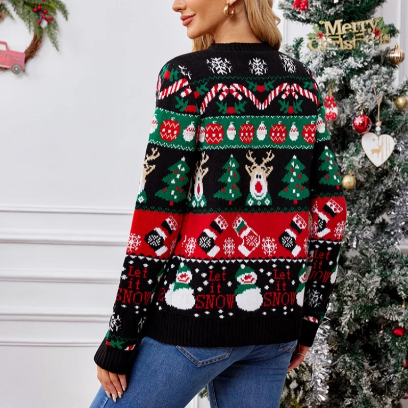 Lustige Weihnachts-Strickjacke Für Damen - 3D Digitaldruck, Wärmend, Langärmlig & Vielseitig Kombinierbar