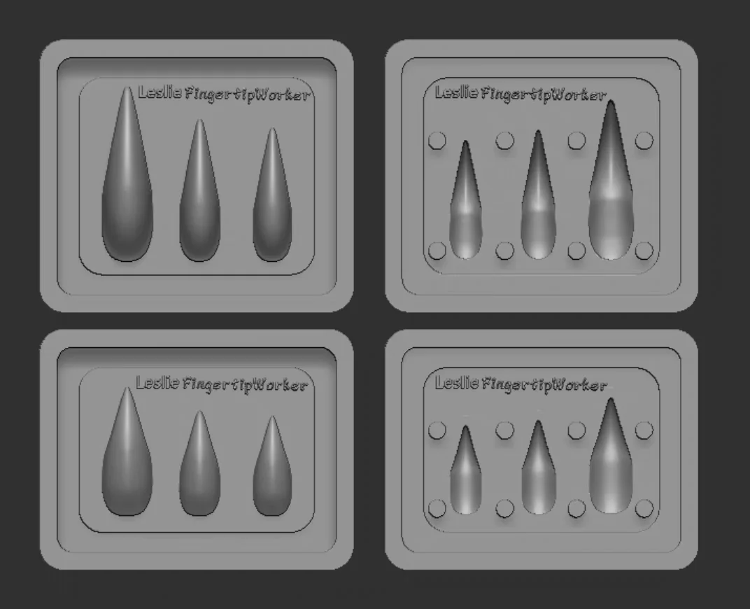 1Pc Dragon Claw 3D Acrylic Mold Nail Art Decorations  DIY Silicone Nail Templates Nail Mold 2