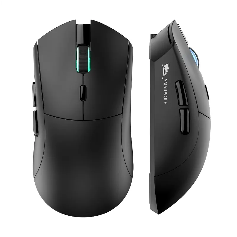 블루투스 무선 게이밍 마우스 SMAILWOLF RS7 20000DPI PAW3311 매크로 드라이버 노트북 데스크탑 오피스 게임