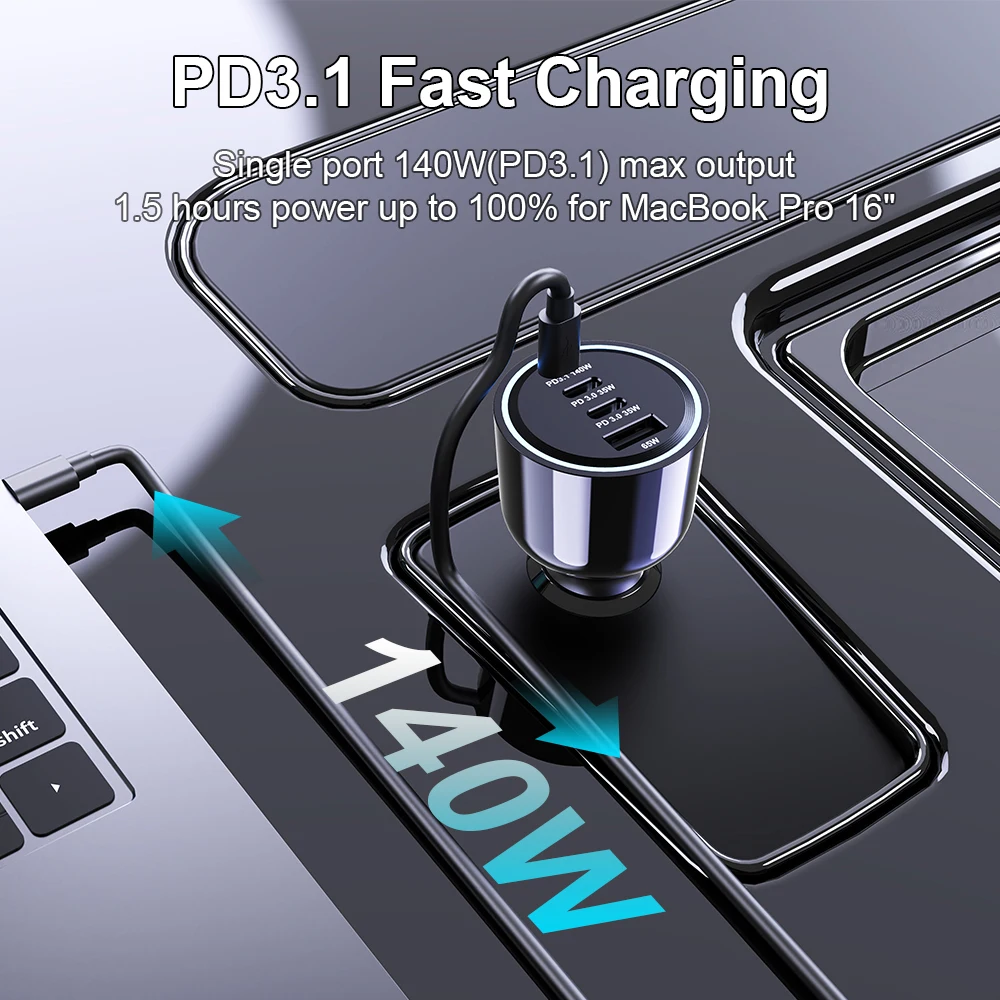 Ubigbuy Car Charger Fast Charging