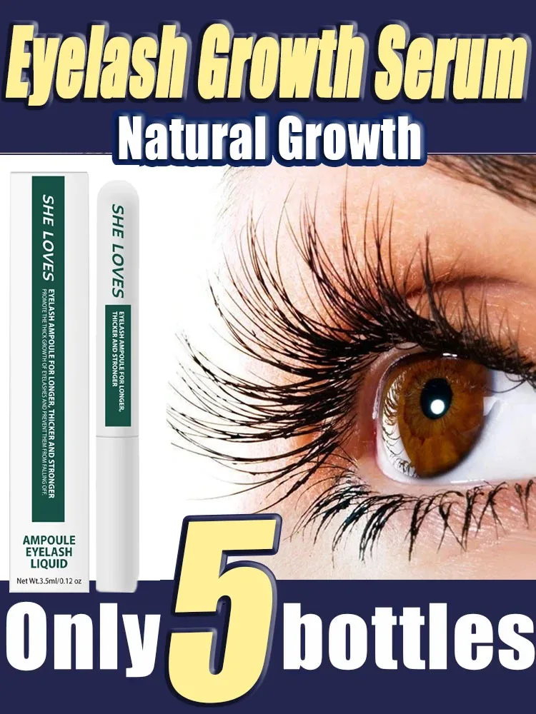 

Fast Eyelash Growth Serum 7 Days Natural Eyelash Enhancer Longer Fuller Thicker Curling Lash Treatment Eye Care Products Makeup