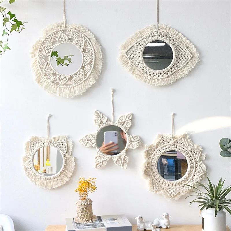 

Room Decoration Macrame Boho Tapestry Wall Hanging Hand-woven Tapestry Home Decoration Accessories Art Tassel Apartment Dorm