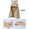 Men Multifunction Baseball Caps With Neck Flap Summer Anti UV Sun Hat Quick Drying Fishing Hat Women Outdoor Foldable Hiking Hat 6