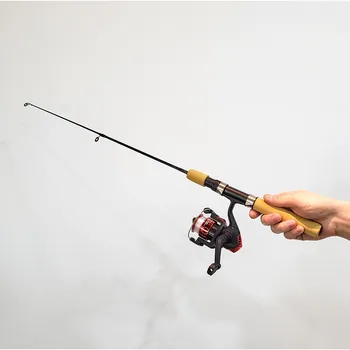 메리 수 얼음 물고기 송어 산 송어 얼음 낚시 세트, 준비 도로 얼음 드릴링 낚시 플랫폼 로드 + 릴 AR-