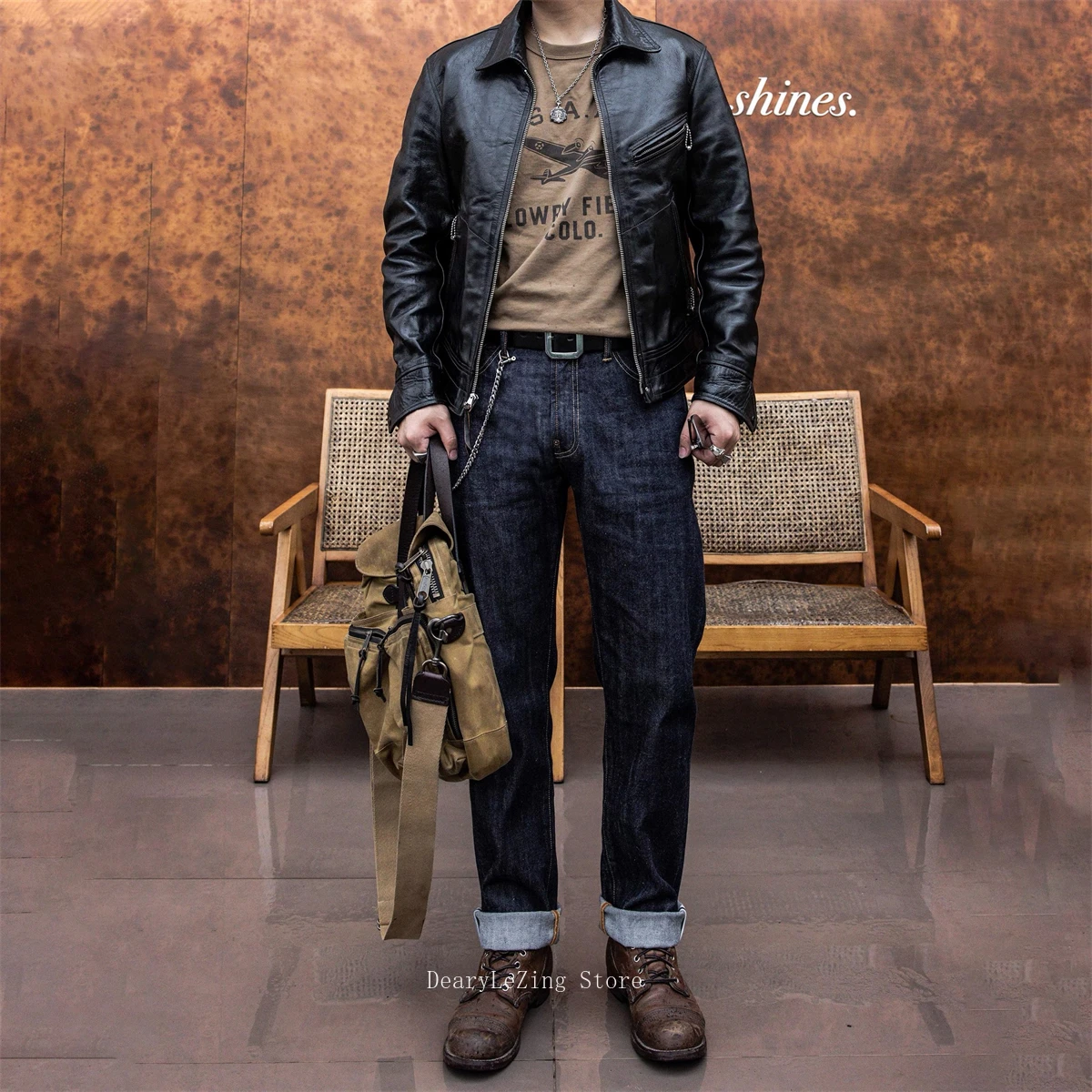 レッドトルネード SD107 カットメンズ耳ジーンズ夏と春用 5 ポケット