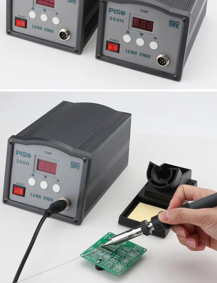 JH 205H 150W High Frequency Soldering Station 100-600℃ Digital Control Anti-stat