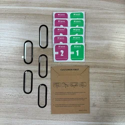 Premium Tempered Glass Screen Protector and Protective Case for Mi Band 5 (5PCS)
