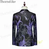 Thorndike Latest Charm Purple Coat Pants Designs Tuxedo Jacket Slim Fit Men Suit 3 Piece Blazers Custom Groom Prom Suits Terno 4