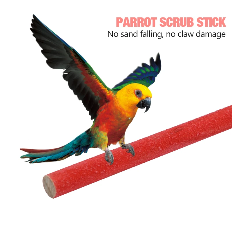 Parrot Perching Station Platform Pet Bird Molar Stick Grinding Bird Claw Cage Toy Pet Supplies 1Pcs parrot toy,bird toy,bird perch stand