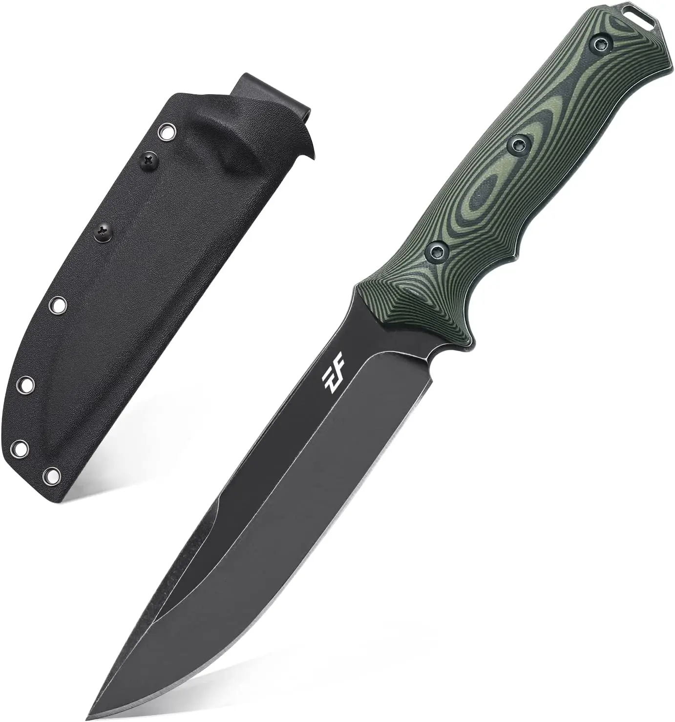 Eafengrow EF128 Fixed Blade Knife DC53 Steel Blade, G10 Handle Full