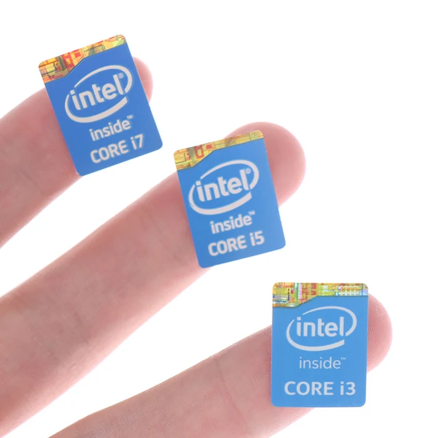 5pcs 4th Generation Intel Core I3 I5 I7 Logo Sticker LOGO Label Laptop Notebook Decoration 3