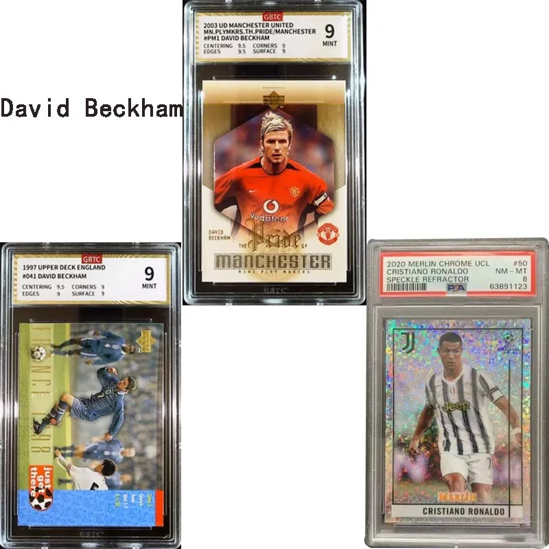 

Panini Soccer Ballsuperstar Card David Beckham Manchester Limited Rating Cards Fans Children Idol Collection Toy Gift