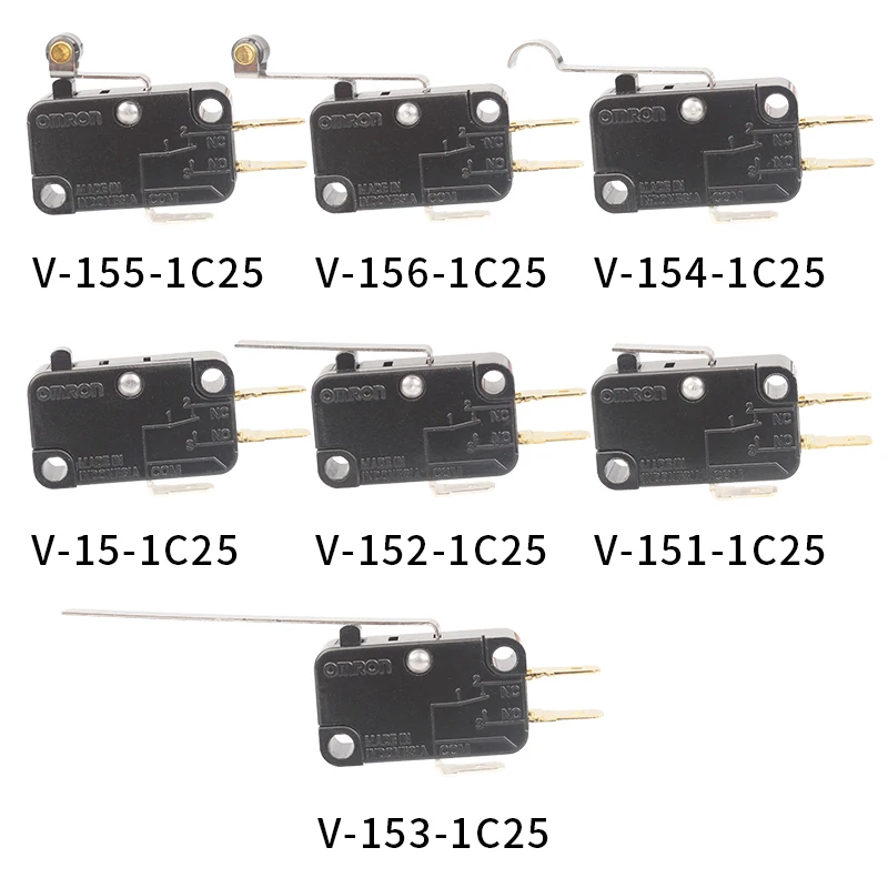 Micro switch Travel Switch Limit V-15 V-152 V-153 V-154 V-155 V-156-1c25 10A250V