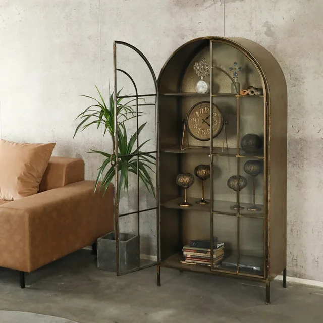 Bellmont Arched Glass Cabinet 1