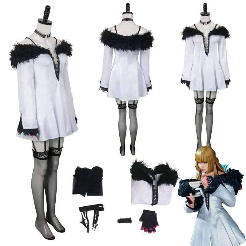 

Fantasy costume for adult women pantyhose gloves suits Halloween carnival party wear cosplay costume laos8 Lili