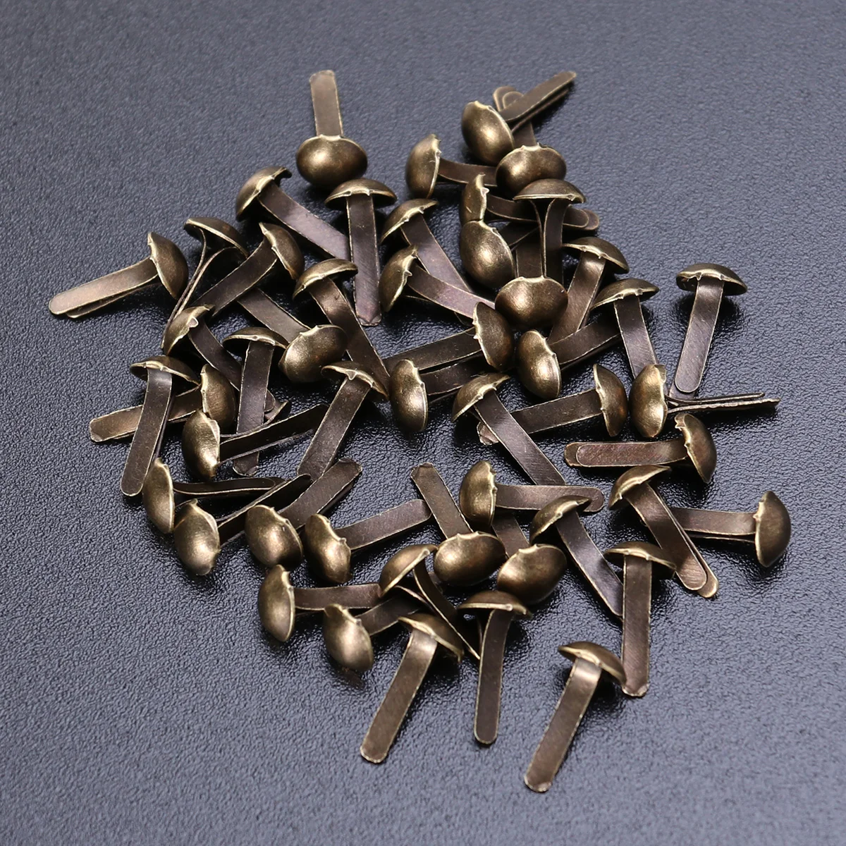 mini-brads - antique brass