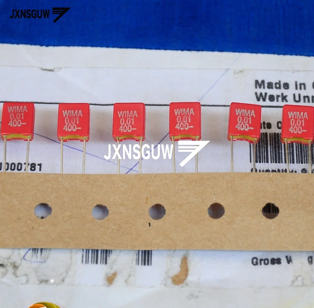 

10 шт. оригинальный WIMA FKS-2 P5MM 0.01UF400V пленочный конденсатор 103/400V электролитический конденсатор FKS2 0,01 мкФ 400VDC 10NF 103 красный